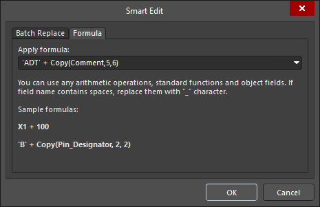 Smart Edit – Formula